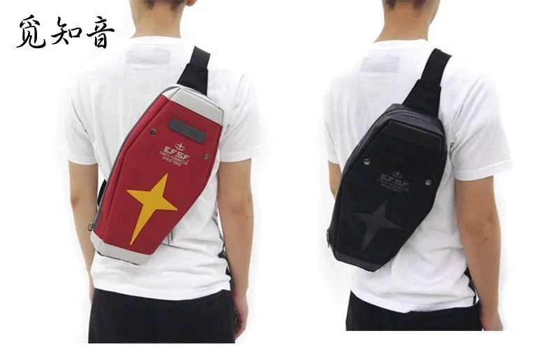 Free Shipping Gundam Bag Student School Waist Messenger Bags Arm Rx-78 Single Shoulder For Christmas Gift |