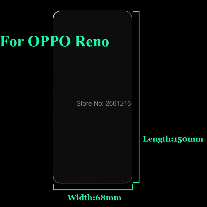 Для OPPO Reno 6 4 &quotпротив царапин переднее жесткое закаленное стекло 9H 2.5D Премиум