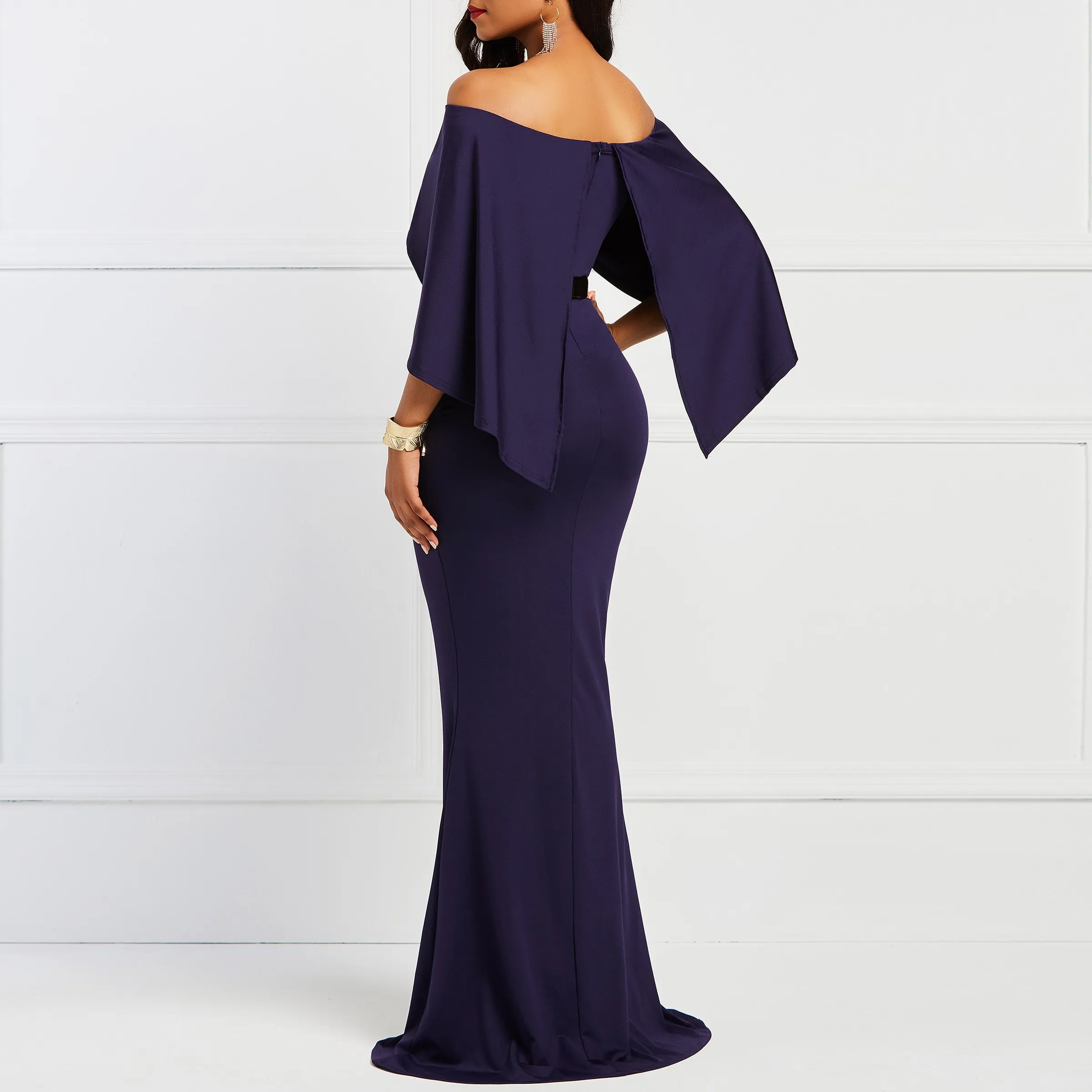 Clocolor Bodycon Off shгромче женское платье Элегантное роскошное вечернее рождественское