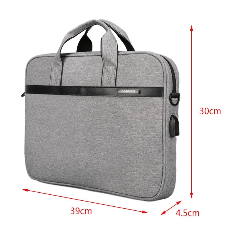 KINGSONS Laptop Sleeve Bag Waterproof Notebook Tablet Bags Case Messenger Shoulder for Men | Багаж и сумки