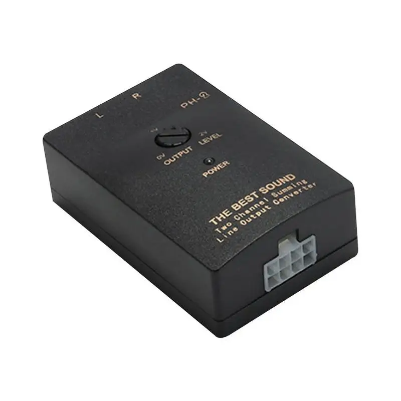 Универсальный автомобильный стереоусилитель конвертера 2 канальная линия 50 Вт
