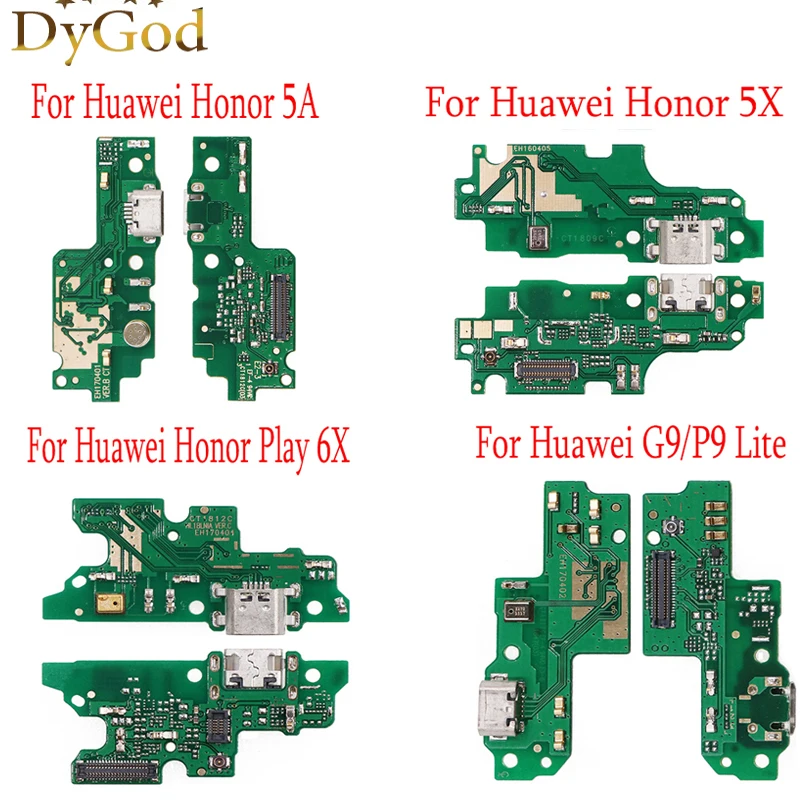 Для Huawei Honor 5A 5X Micro Dock разъем Плата USB порт для зарядки гибкий кабель Замена G9/P9 Lite