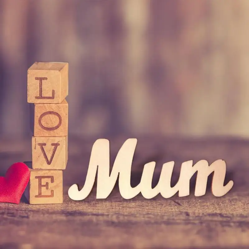 5 шт. деревянный знак с надписью мама|Украшения своими руками для вечеринки| |