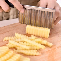 new potato chip cutter shreddersslicers useful kitchen tools french fry cutter blade cortador de virutas de patata