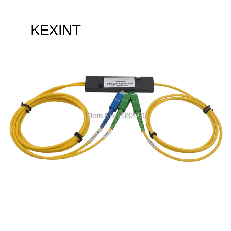 KEXINT FWDM 1*2 1m 3 0 SC/UPC данные: 1310 нм 1490 SC/APC COM TV 1550 изоляция 55bB|Оптоволоконное