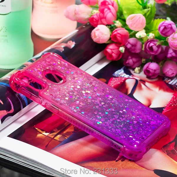 C ku для Samsung Galaxy M20 M10 A10 ударопрочный жидкий Блестящий Мягкий ТПУ чехол с зыбучим