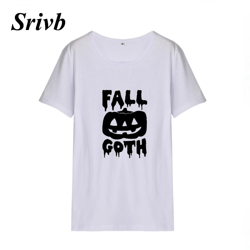 Женская футболка с принтом Srivb осенняя Футболка Goth забавная хипстерская