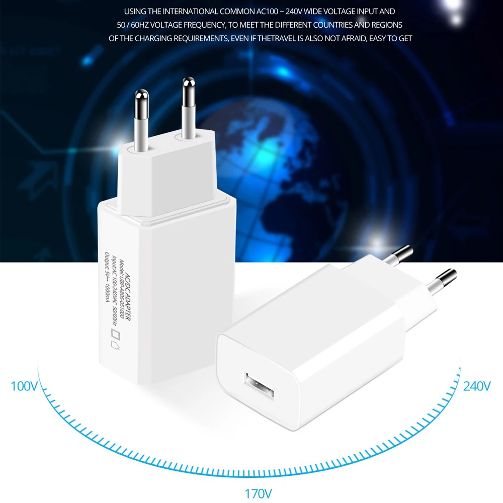 ANMONE 5 в 2A USB зарядное устройство универсальное 10 Вт Быстрая Зарядка телефона