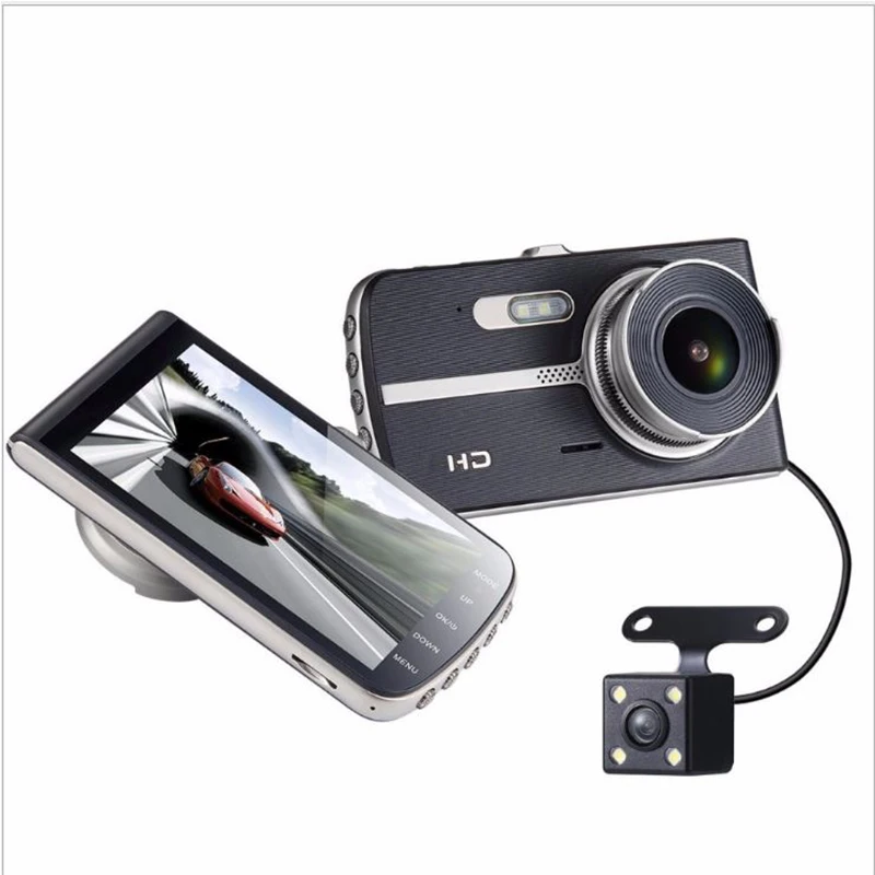 Super Hd 1080 p спереди + Vga зеркало заднего вида 290 градусов супер Широкий формат