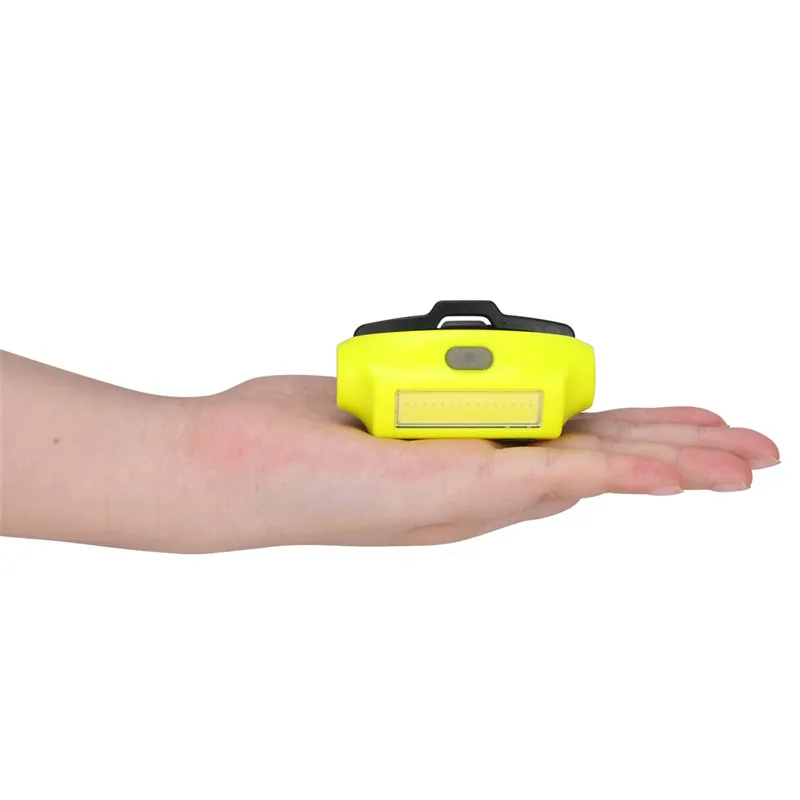 Светодиодный налобный фонарь SANYI 2 режима работы COB встроенный аккумулятор USB 3800