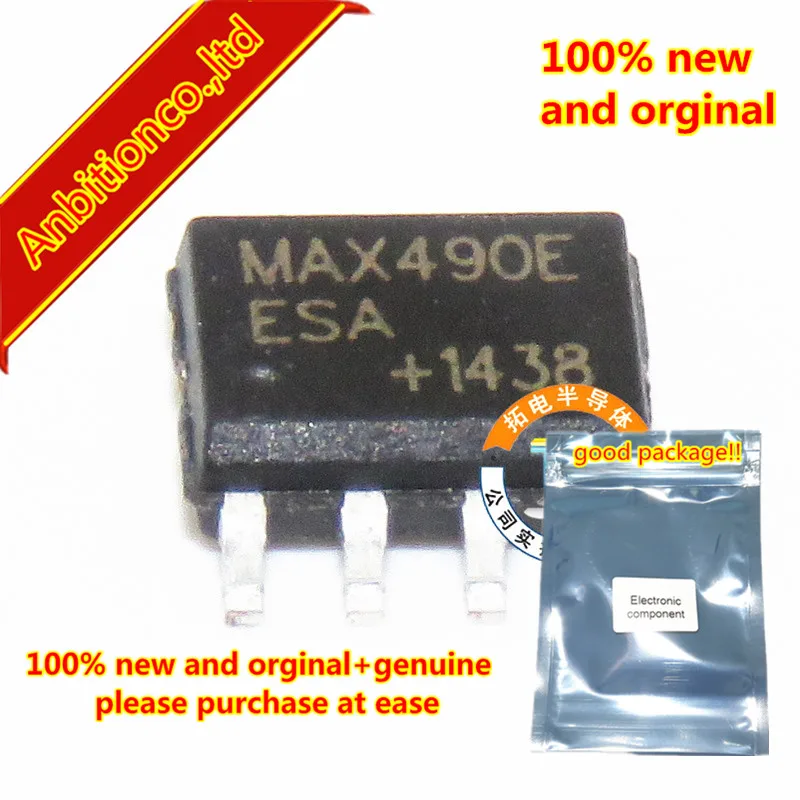 

100pcs 100% new and orginal MAX490EESA SOP-8 15kV ESD-Protected, Slew-Rate-Limited, Low-Power, RS-485/RS-422 Transceive in stock