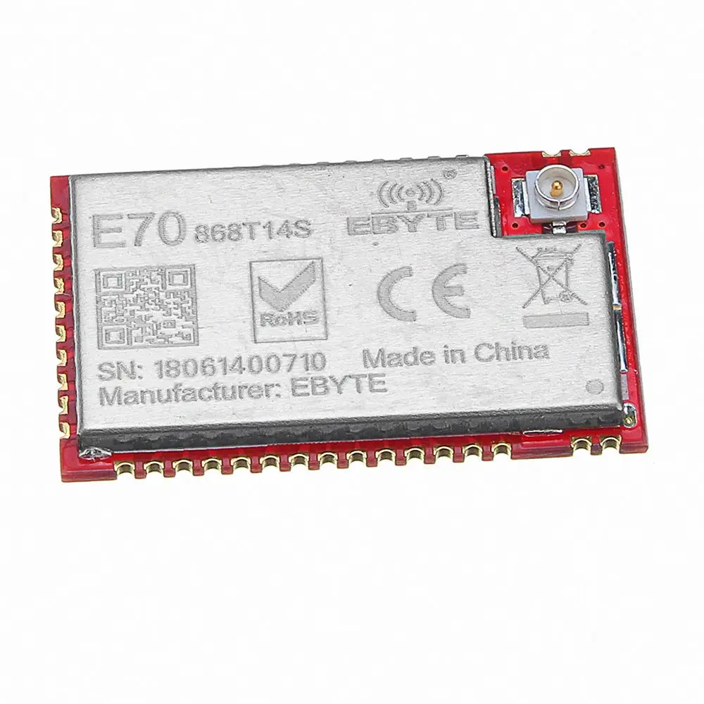 CLAITE CC1310 868 МГц радиочастотный беспроводной модуль E70 868T14S2 IOT 25 МВт трансивер SMD UART
