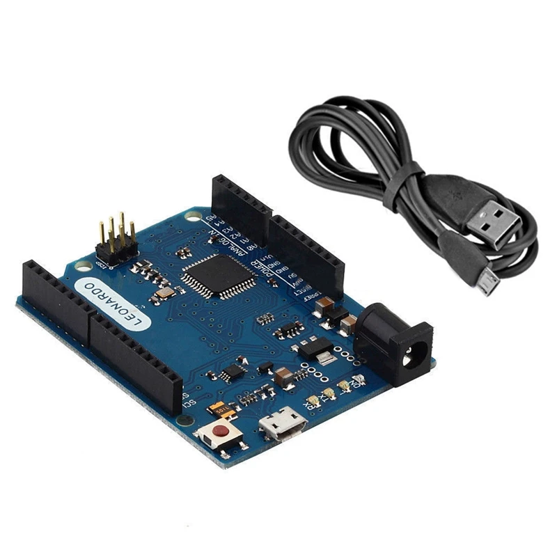 1 x Синий CCL Leonardo R3 Pro Micro ATmega32U4 плата + Бесплатный USB кабель|Кабели| |