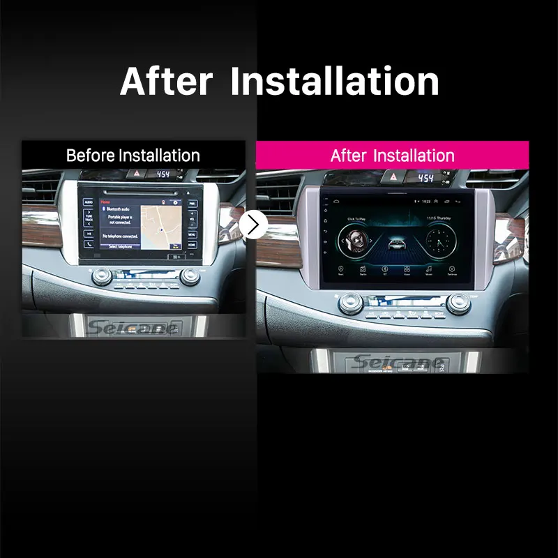 Seicane 9 "2DIN Android 8 1 для 2015 Toyota Innova правый Привод 1024*600 автомобильное радио GPS
