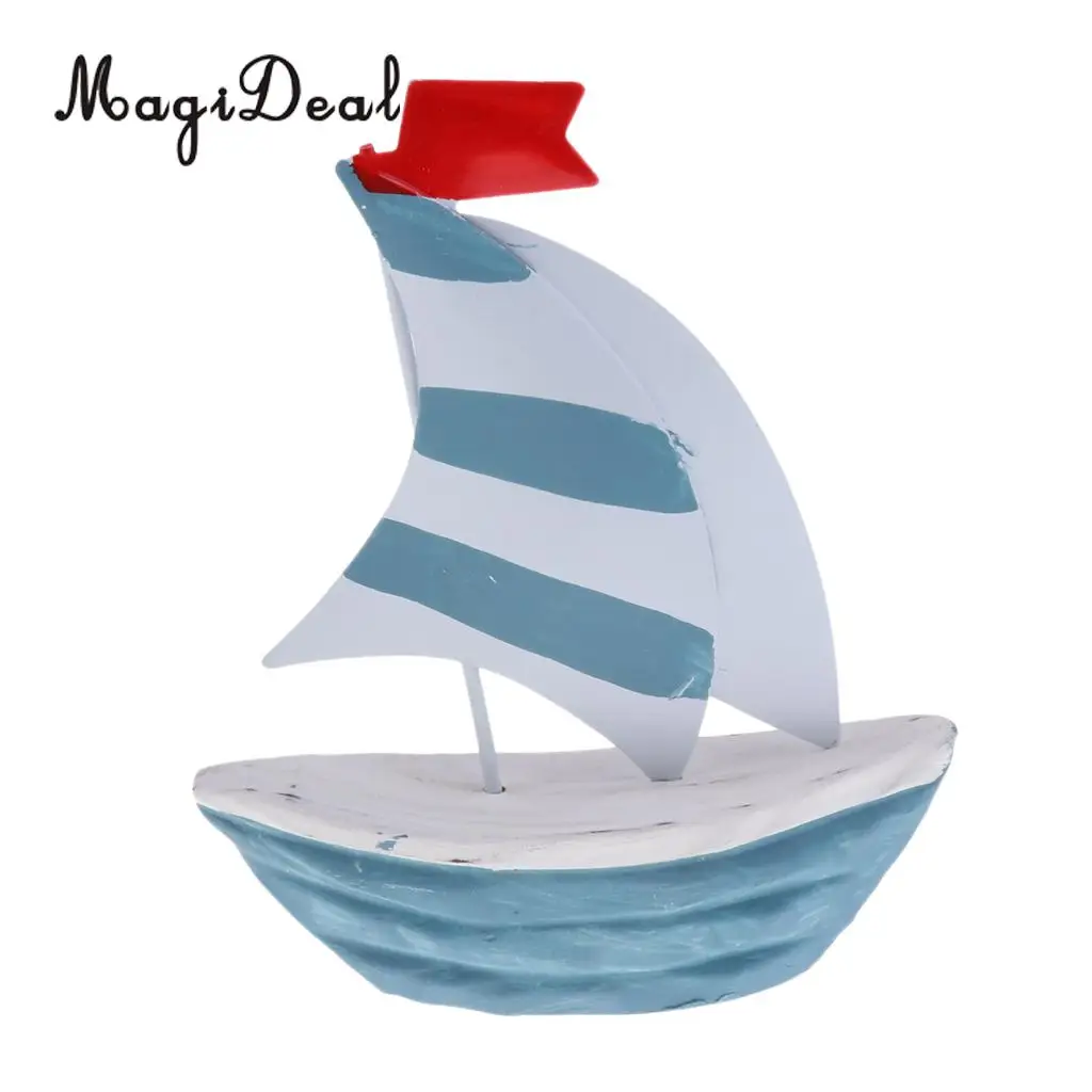 MagiDeal 5 ''морская деревянная ручная модель корабля парусная лодка украшение