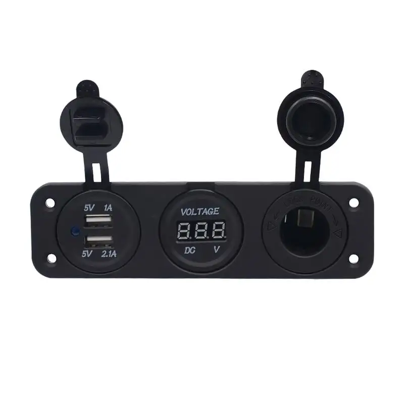 Двойной USB автомобильный прикуриватель для мотоцикла автомобильное зарядное