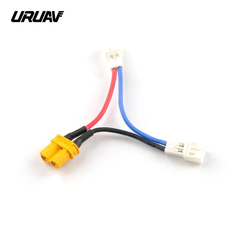 

URUAV XT30 to PH2.0 1Sx2 Plug Cable Wire Connector for UR85/UR85HD Whoop FPV Racing Drone Multicopter Parts Accessories