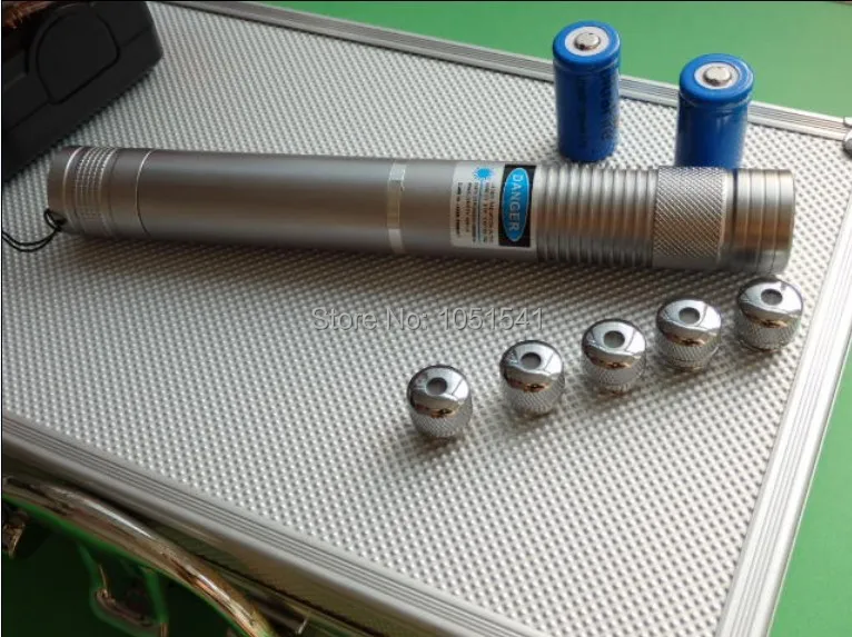 

Strong power military 450nm 500w 500000m Blue laser pointer Flashlight Light Burning match candle lit cigarette wicked Hunting