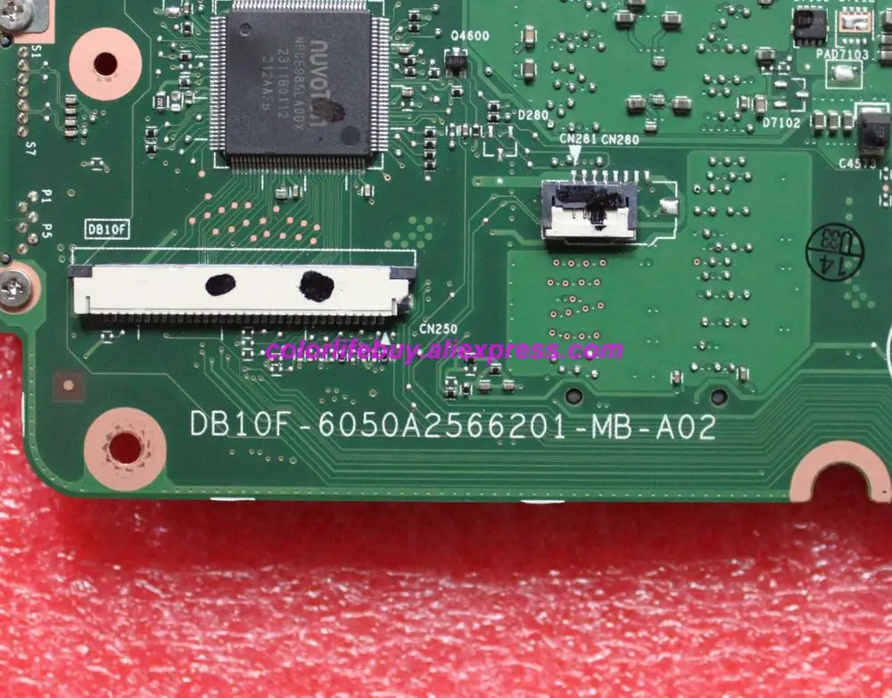 Оригинальная материнская плата V000325050 DB10F-6050A2566201-MB-A02 DDR3 для ноутбука Toshiba C50 C55 C55T |