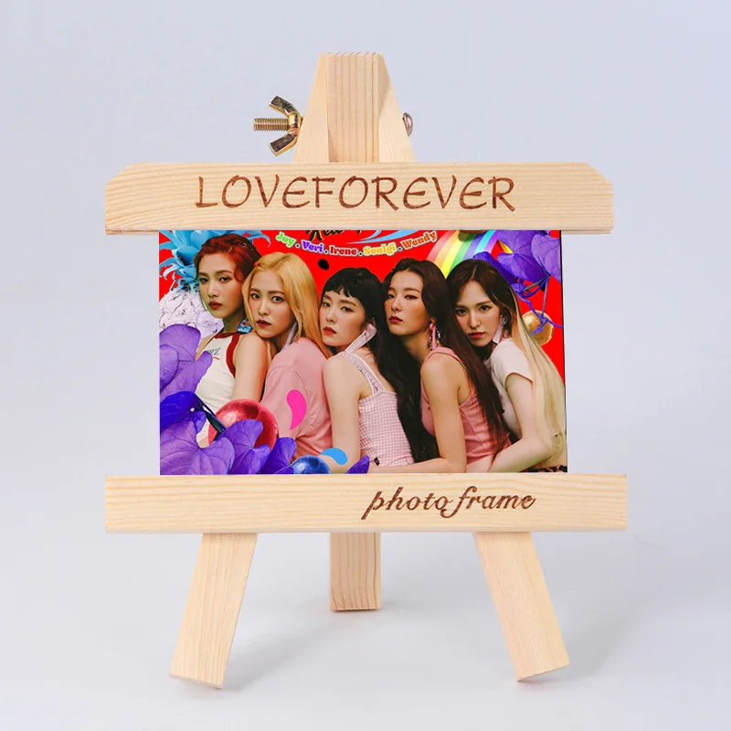

\[MYKPOP]RED VELVET Wood Frame + Photo KPOP Fans Collection SA18083005