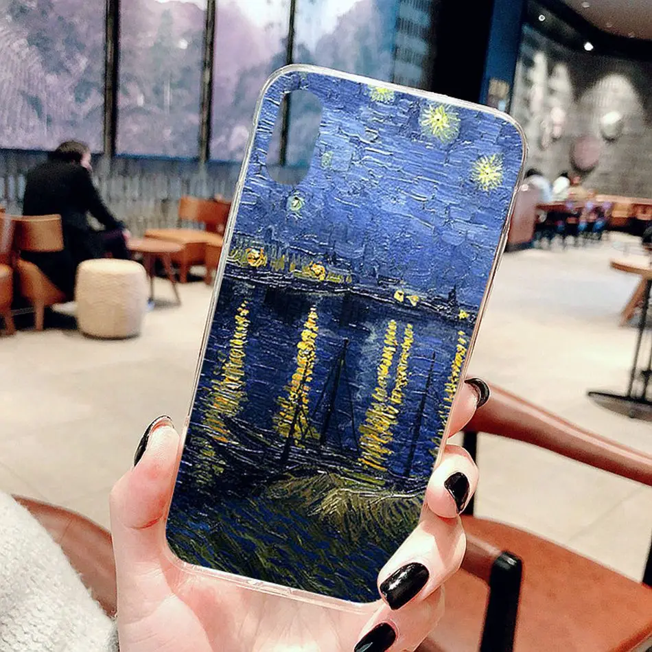 KISSCASE чехол для телефона с рисунком &quotКартина маслом&quot Samsung Galaxy Note 9 S9 S8 Plus Мягкий