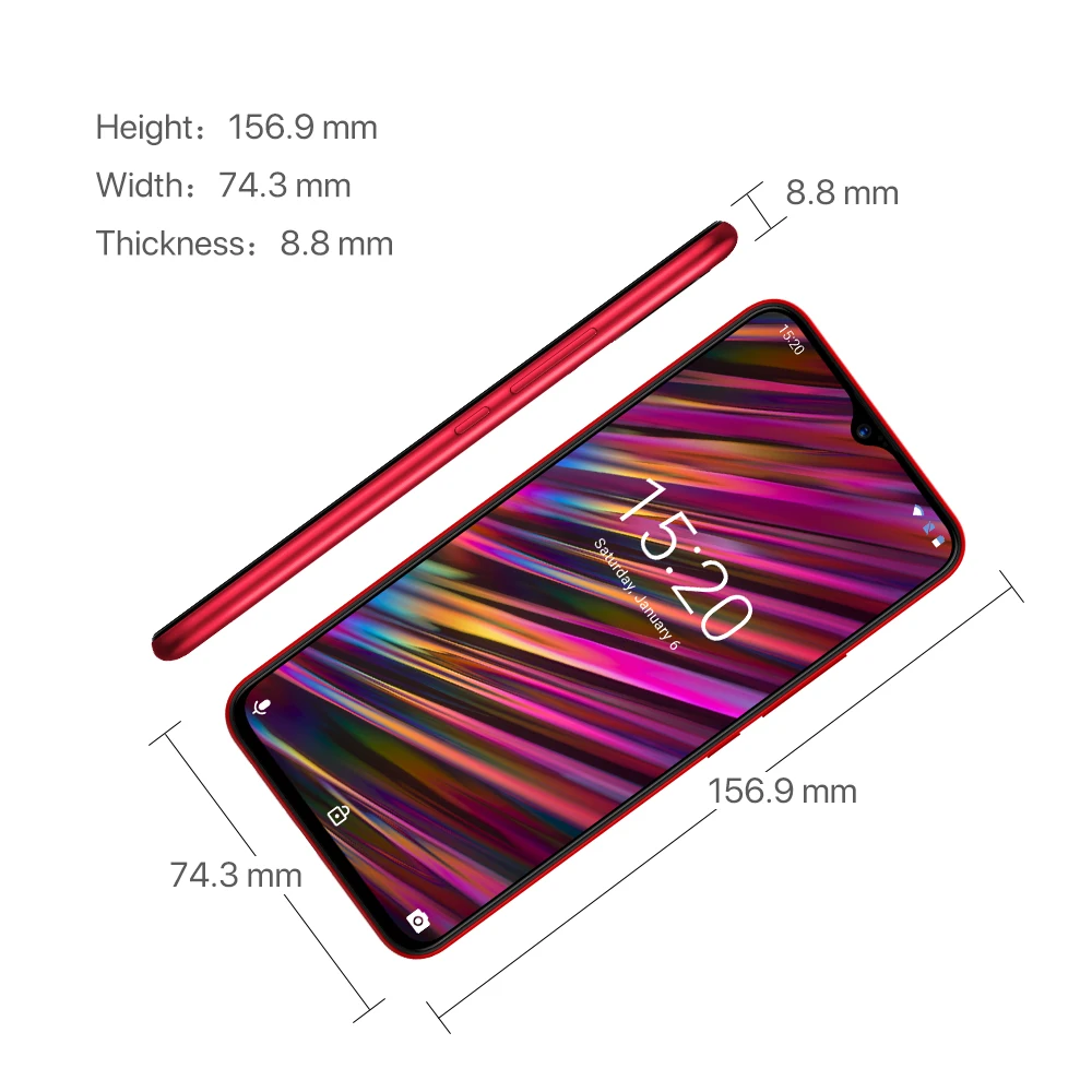 Смартфон UMIDIGI F1 с 6 3 дюймовым дисплеем восьмиядерным процессором ОЗУ 4 Гб ПЗУ 128 ГБ