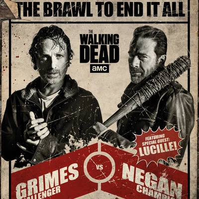 The Walking Dead Fight Laminated Poster (24 x 36) | Дом и сад