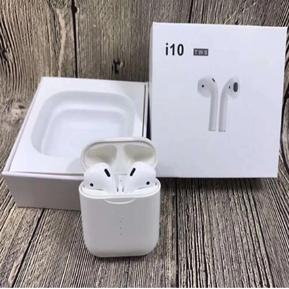 Оригинальные беспроводные наушники i10 TWS стерео Bluetooth 5 0 наушники-вкладыши для xiaomi