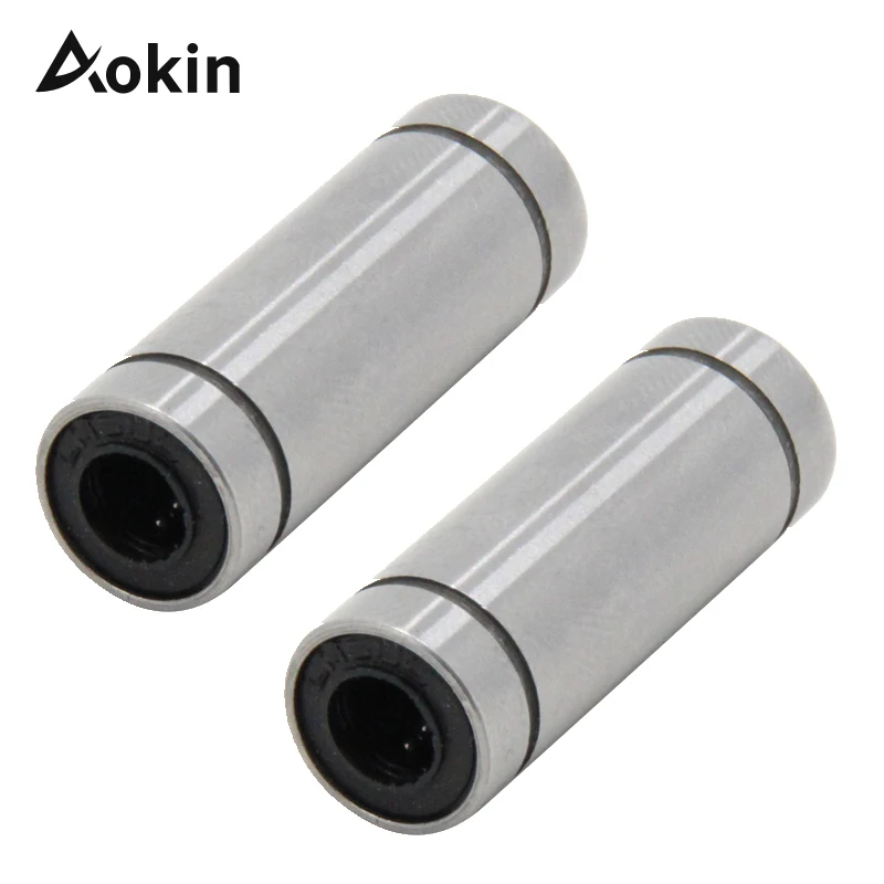 

3d Printers Parts Linear Ball Bearings Lm6luu Lm8luu Lm10luu Lm12luu 6mm 8mm 10mm Part Bush Bushing Aluminum Accessories 2 Pcs