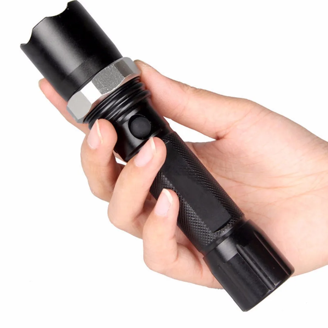 Новый черный 10000 лм XML-T6 светодиодный фонарик портативный фонарь 3 режима света |
