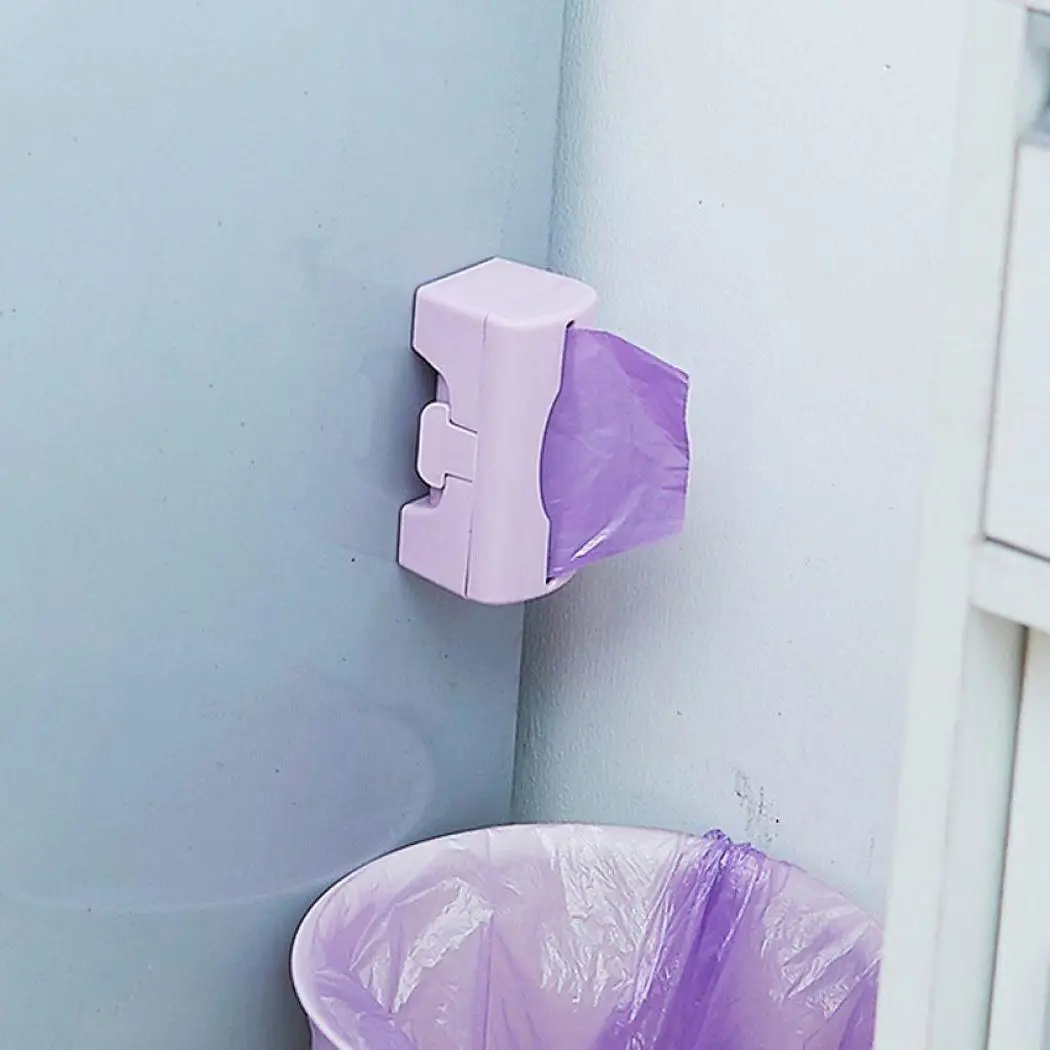 Прикрепляемый к стене пластиковый держатель мешков для мусора 11 см твердый дом