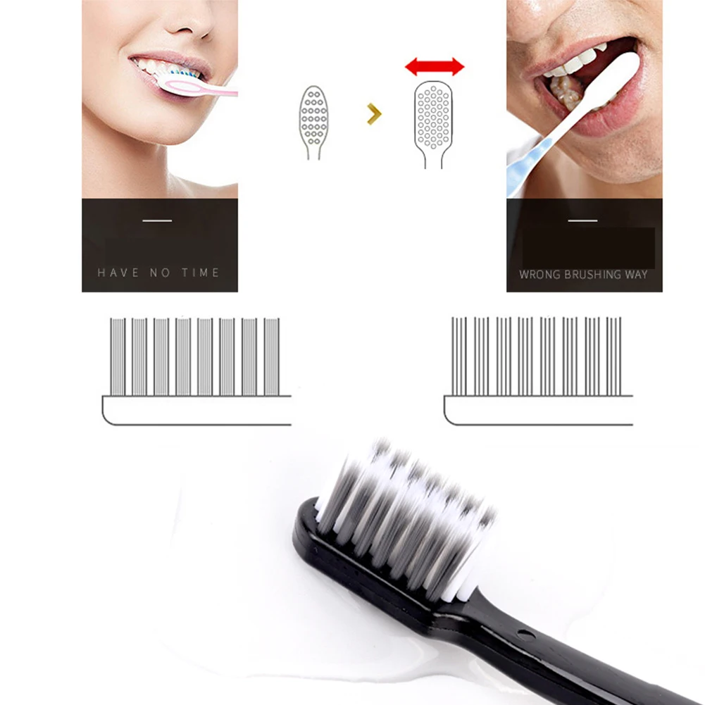 4 шт. унисекс Зубная щётка комплект Семья здоровые зубы мягкие волосы Уход за