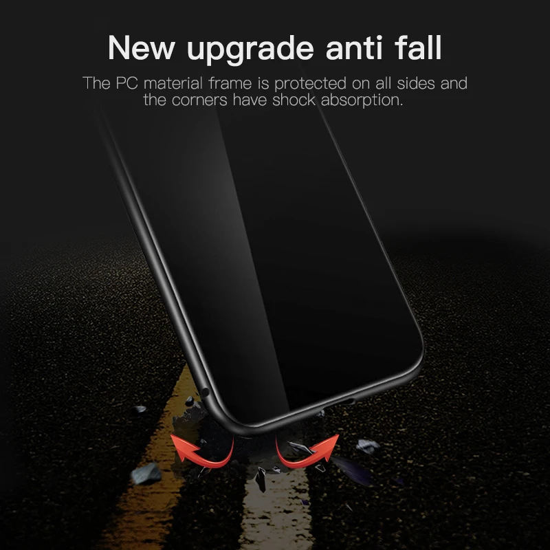 Magnetic Adsorption Case for iPhone 8 Plus 7 6S 6 Tempered Glass Back Cover Apple X XS Max XR Full Protective |