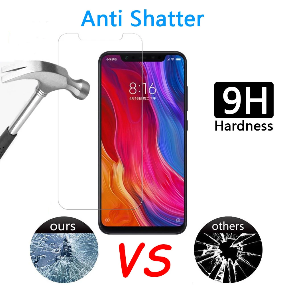 Красное стекло mi Note 7 6 Pro Защитная пленка для экрана из закаленного стекла Xiaomi 8 Lite