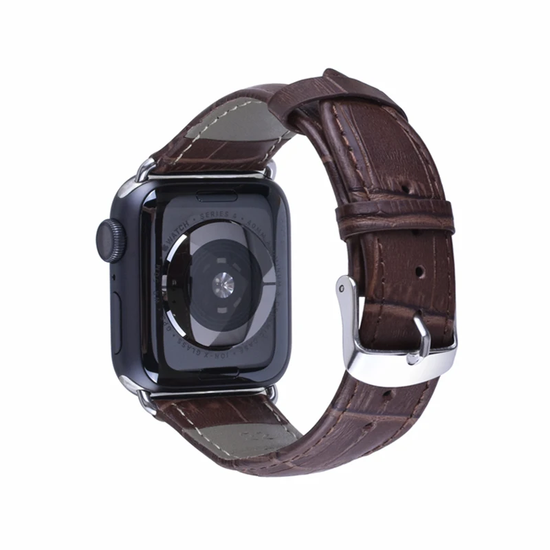 Ремешок сменный из натуральной кожи для Apple Watch Band 3 2 1 42 мм 38 браслет на запястье