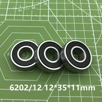 2021 axk 2pcs 620212 non standard special deep groove ball bearings 620212 2rs 6202 123511mm roulement a bille rodamientos