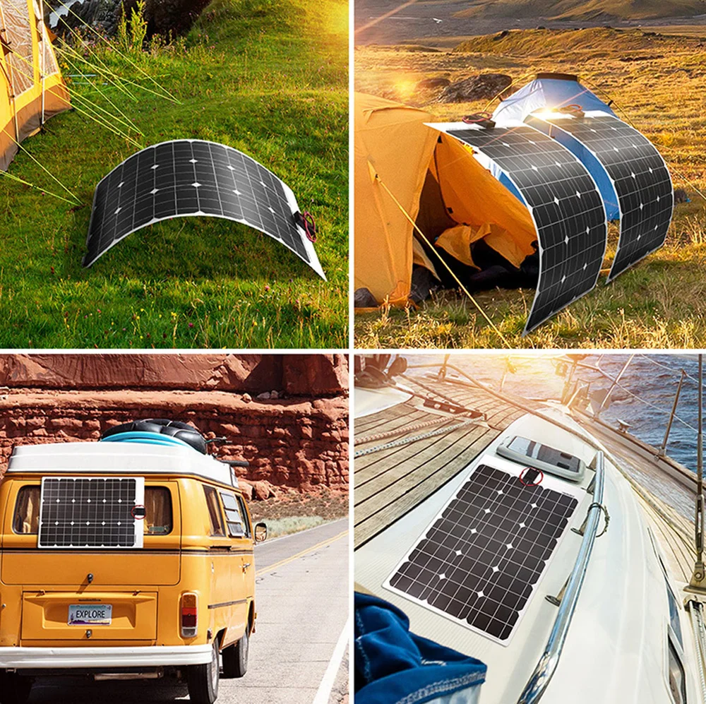 Гибкая солнечная панель Sunpower 18 В 50 Вт с изоляционным накладным пластом модули для