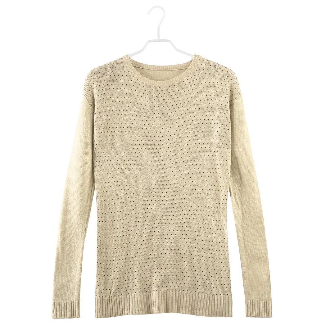 Женский свитер для девочек на весну-осень однотонные повседневные пуловеры