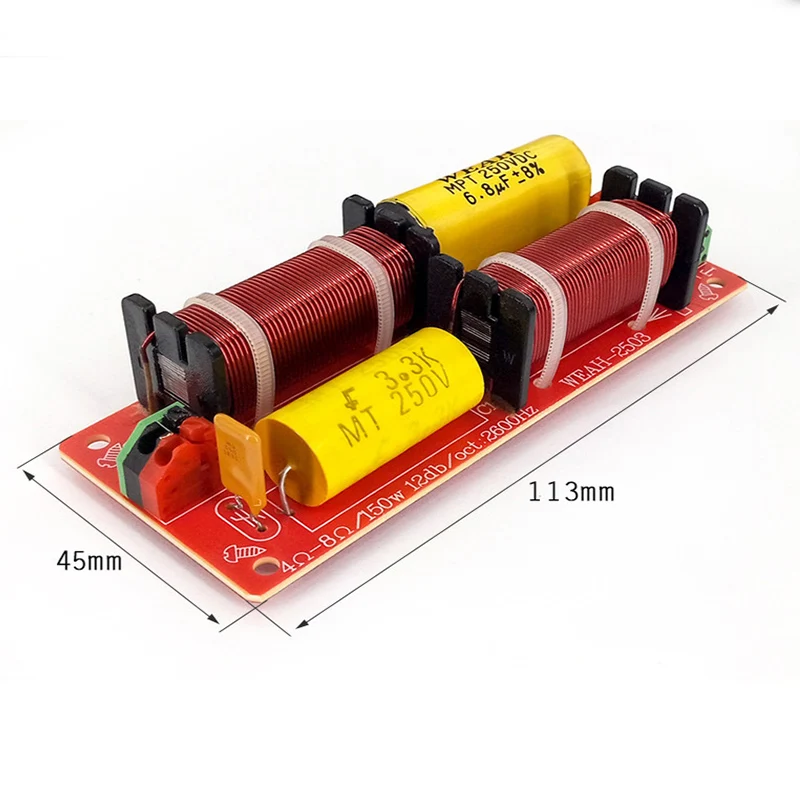 LEORY Профессиональный 150 W 4 8 Ом HiFi делитель частоты 2 варианта ВЧ бас кроссовер в