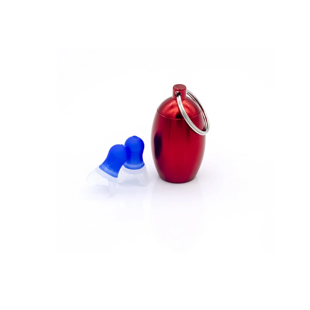 

Noise Cancelling Ear Plugs Waterproof Soft Silicone Earplugs Anti-Noise Ear Protectors For Sleeping Swimming Flight, Factory Red