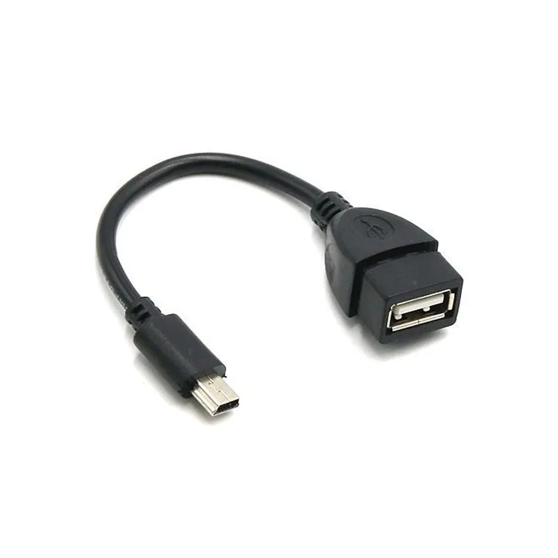 100 шт./лот проверка перед отправкой USB A переходник с женского на мини B мужским