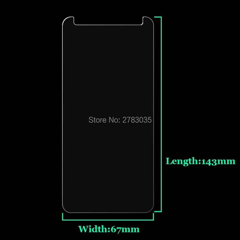 Ультратонкое закаленное стекло для Elephone A5 / Lite 6 18 дюйма твердость 9H 2.5D защитная