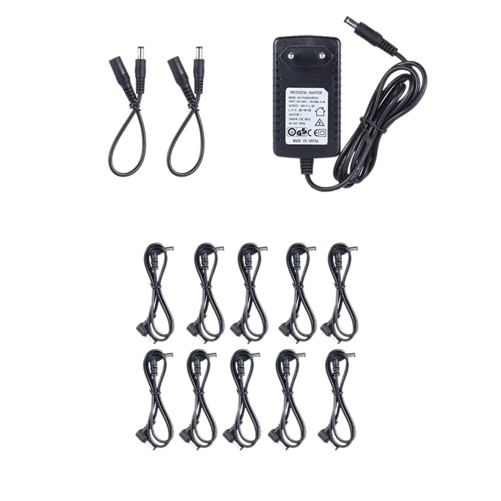 MOSKY DC-CORE10 Mini Guitar Effect Power Supply for 9V 12V 18V Ten Isolated Outputs Compact Portable Parts &amp Accessorie | Спорт и