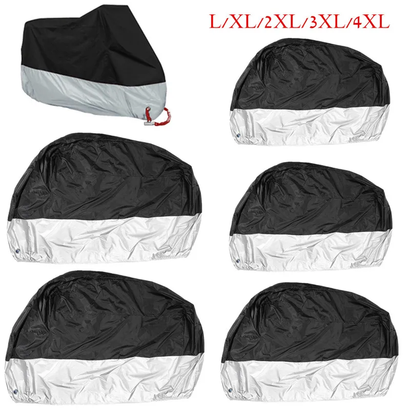 Водонепроницаемый чехол для мотоцикла L/XL/2XL/3XL/4XL + хранения защита от дождя снега