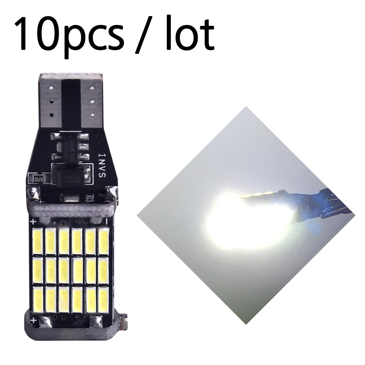 Универсальные 10 шт./лот супер яркие T15 W16W 014 45 SMD светодиодные автомобильные