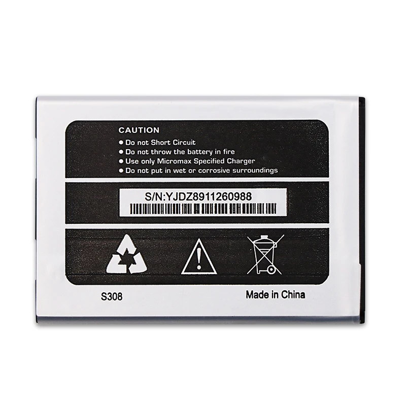 DyGod 1400mAh Для Micromax S308 Экстрим Замена батареи для Bateria Batterie Мобильный телефон