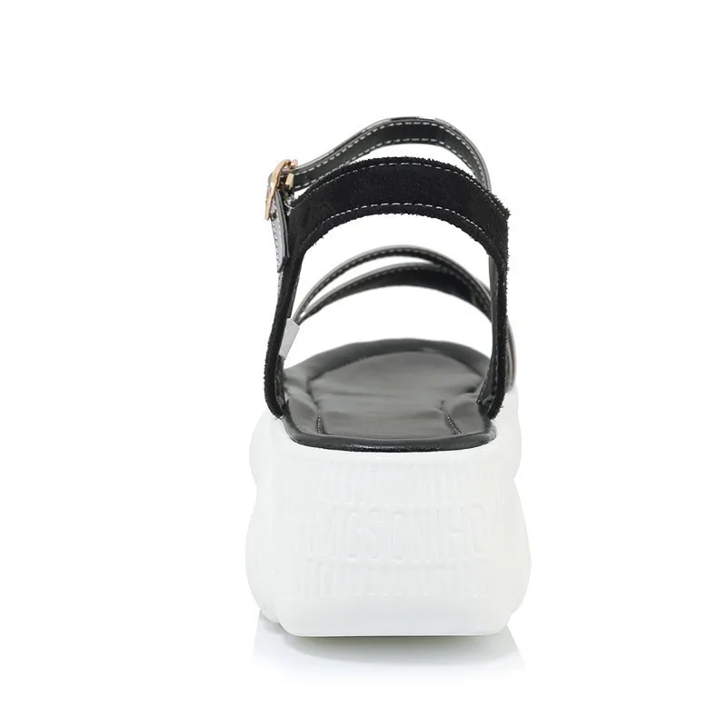 Для женщин Босоножки на платформе сезон лето искусственная кожа ПУ женские новые