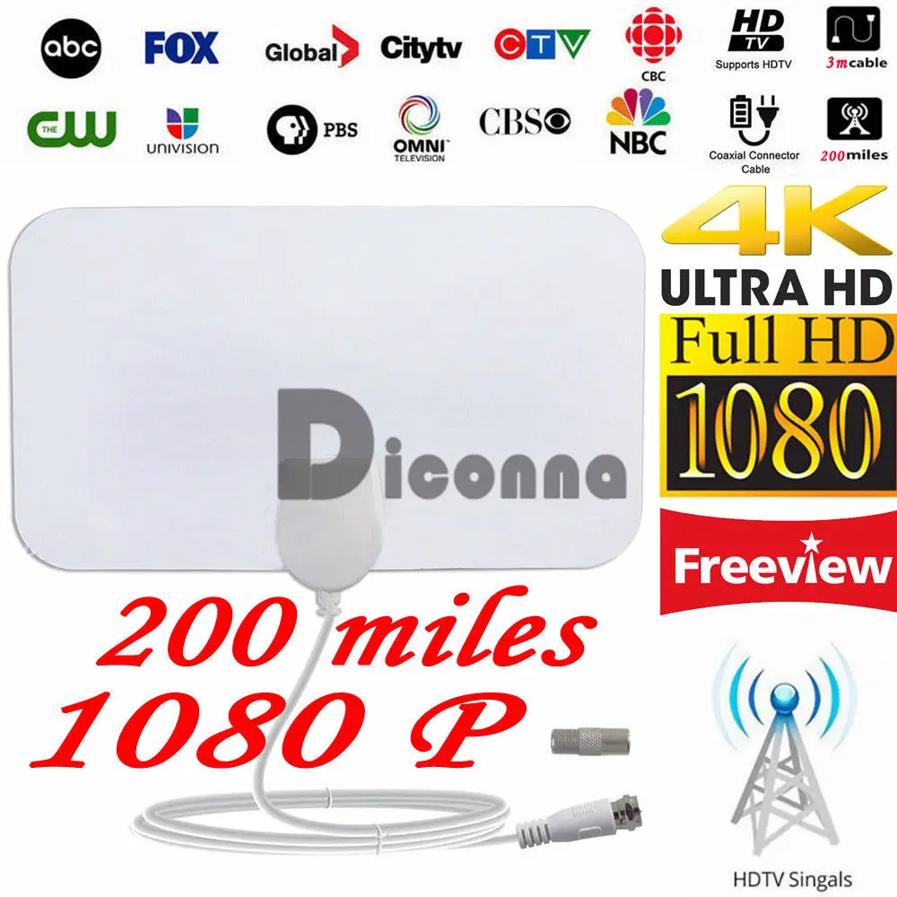 Горячая Распродажа 2019 тонкая плоская антенна HD Высокая четкость ТВ Fox Scout TV D Sky Link