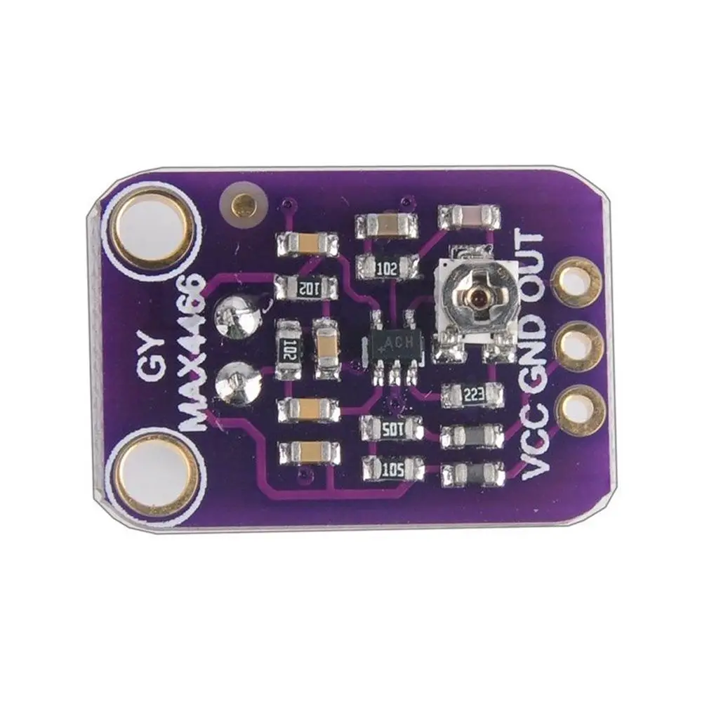 GY MAX4466 электретный микрофон усилитель датчик с регулируемым коэффициентом