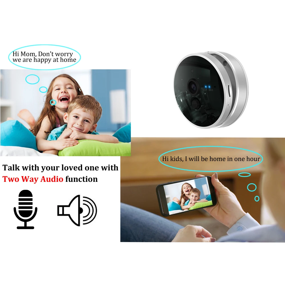 CTVMAN 1080P wifi камера видеонаблюдения облачная хранения Wi Fi IP 2MP домашняя Камера